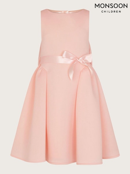Monsoon Pink Holly Scuba Bridesmaid Dress (K92361) | 247 QAR - 297 QAR