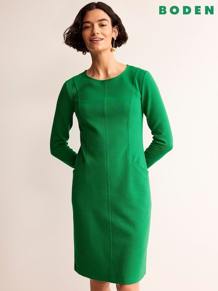 Boden Green Ellen Ottoman Dress (K92374) | €35