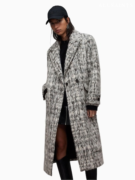 AllSaints Black Mabelx Coat (K92424) | €198