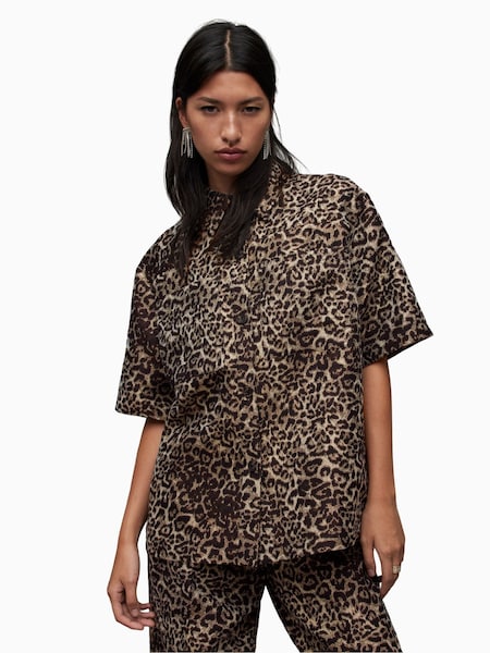 AllSaints Gold Jemi Leppo Shirt (K92449) | €95