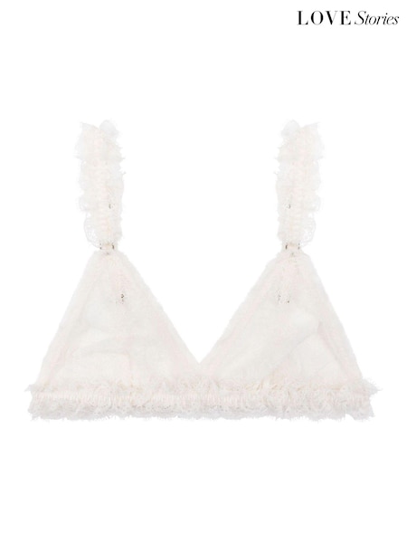 Love Stories White Uma Bralette (K92515) | AED250