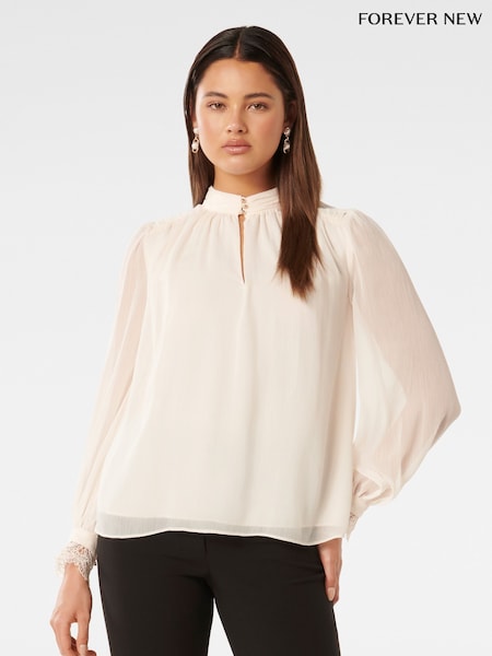 Forever New Cassidy Lace Cuff Blouse (K92579) | 33 €