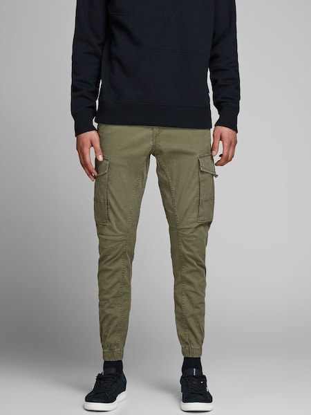 Зелений - Jack & Jones вантажні штани (K92630) | 2 704 грн