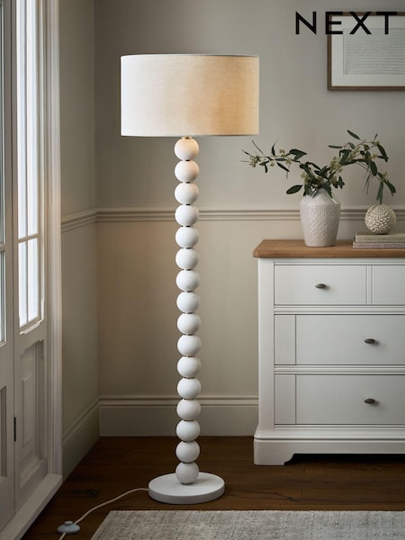 White Palmer Floor Lamp (K92681) | €263