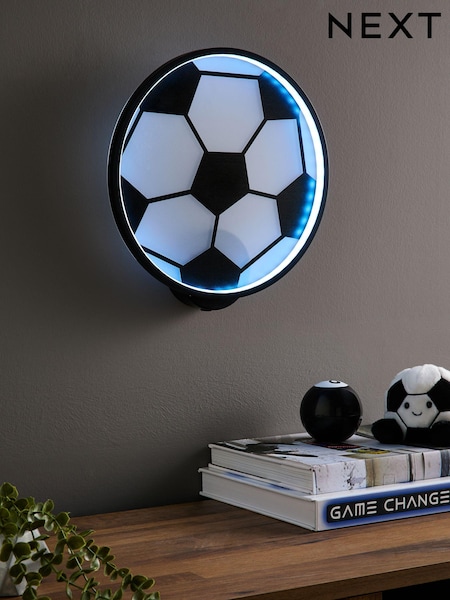 Black Football Rechargeable Wireless Wall Light (K92712) | €53
