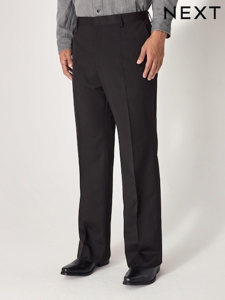 Brown Slim Fit EDIT Flared Western Style Suit Trousers (K92773) | €21