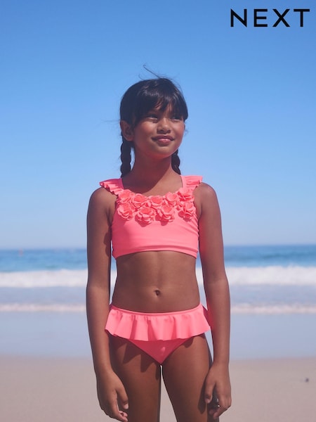 Pink - Corsage Bikini (3-16yrs) (K92847) | 10 € - 13 €
