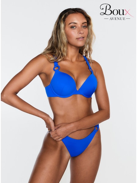 Boux Avenue Blue Barbados Bikini Top (K93090) | $32