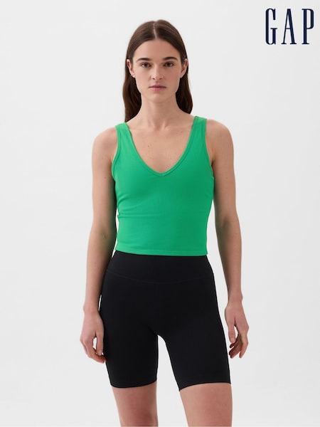 Gap Green Studio Ribbed V Neck Brami (K93394) | €11.50