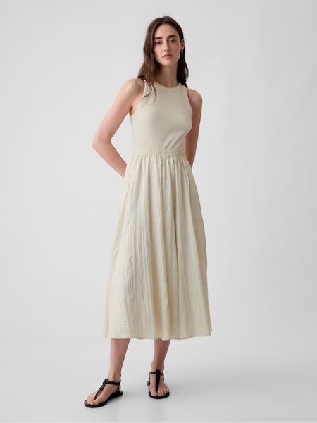 Natur - Gap Cotton Sleeveless Midi Dress (K93402) | 42 €