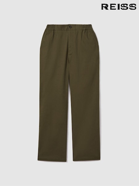 Reiss Sage Colter 3-9 yrs Elasticated Waist Cotton Blend Trousers (K93502) | €30