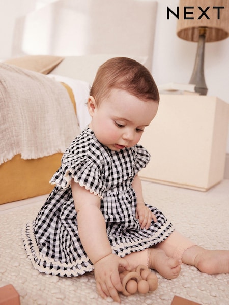 Black/White Gingham Baby Dress and Leggings Set (K93650) | € 10 - € 12