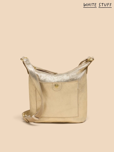 White Stuff Mini Fern Leather Cross-body Bag (K93734) | ‏287‏₪