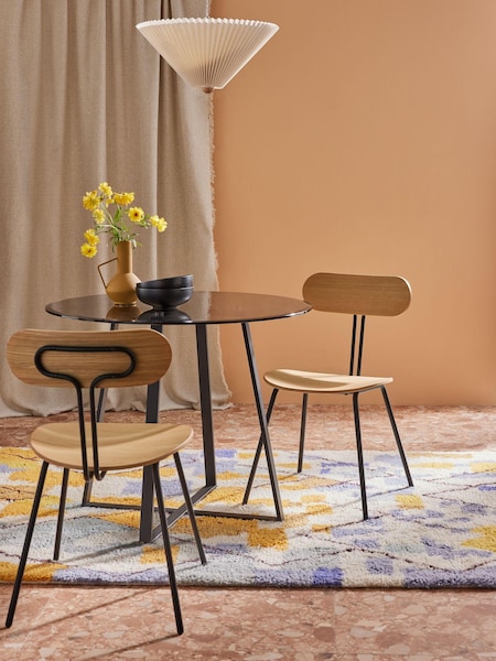 MADE.COM Set of 2 Oak Tambo Dining Chairs (K93793) | €339