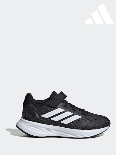 adidas Black/White Kids Runfalcon 5 Trainers (K94419) | €43