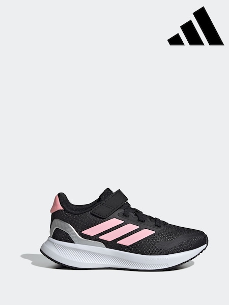 Musta/Vaaleanpunainen - Adidas Kids Runfalcon 5 Trainers (K94450) | €47