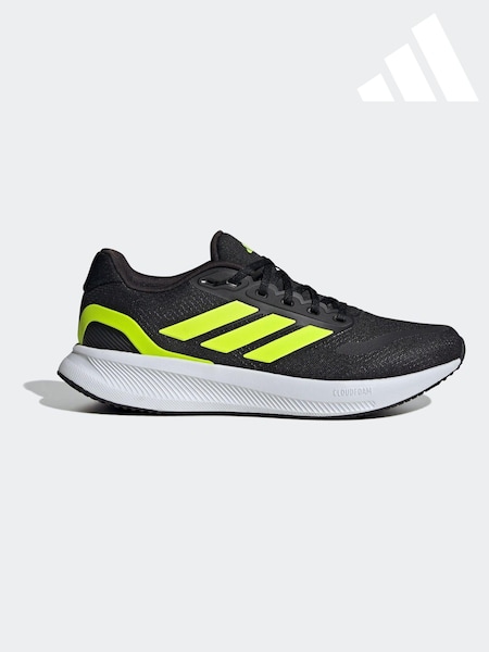adidas Black/Yellow Runfalcon 5 Running Trainers (K94519) | €66