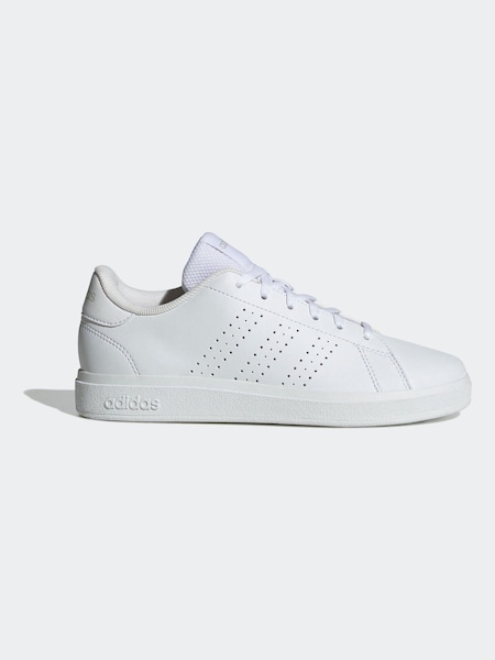 adidas White Ecru Kids Advantage Base 2.0 Trainers (K94529) | R$ 325