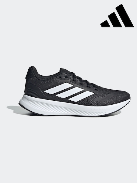 adidas Black/White Junior Runfalcon Trainers (K94566) | €42