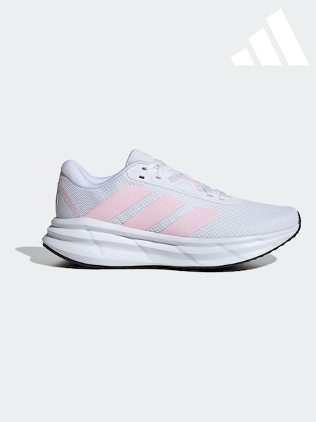 adidas White/Pink Galaxy 7 Trainers (K94581) | R$ 445