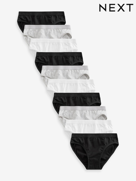 Enobarvni - Bikini Briefs 10 Pack (5-16yrs) (K94741) | € 10 - € 16