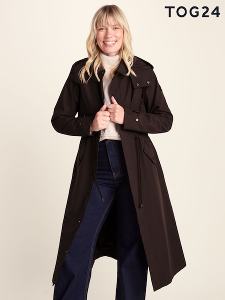 Chocolate Brown - Tog 24 Alva Waterproof Trench Coat