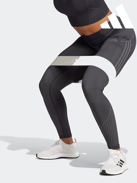 adidas Black Seamless 7/8 Leggings (K95058) | AED110