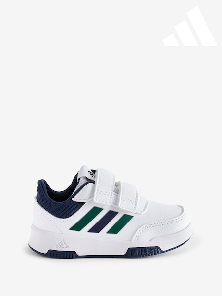 adidas White/Green/Blue White/Pink Tensaur Sport Hook and Loop Trainers (K95079) | €29