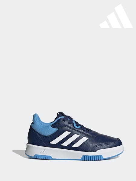 adidas Blue/White Tensaur Sport Lace Up Trainers (K95083) | R$ 295