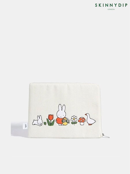 Alb - Skinnydip Miffy X Skinnydip Floral Laptop Case