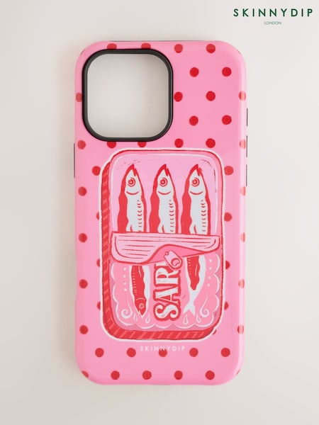 Pink - Skinnydip Polka Dot Sardine Tin Ultra Protective Case