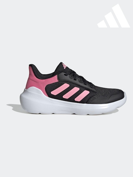 adidas Black/Pink Junior Tensaur Run 3.0 Trainers (K95637) | LEI 125