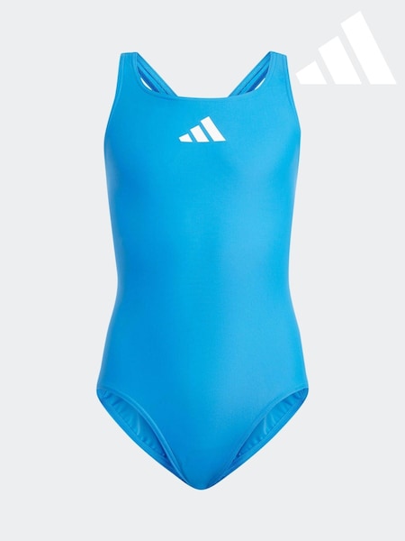 adidas Light Blue Small Solid Logo Swimsuit (K95806) | €14