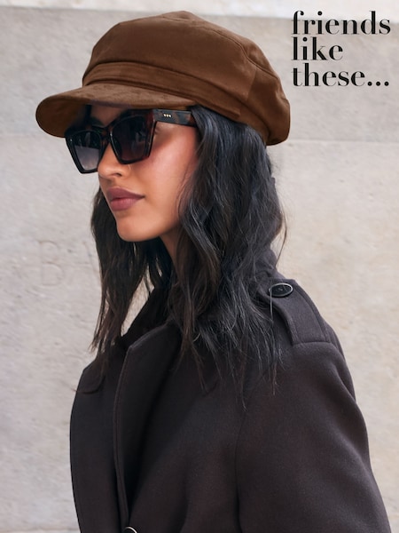 Chocolate Brown - Friends Like These Sudette Baker Hat