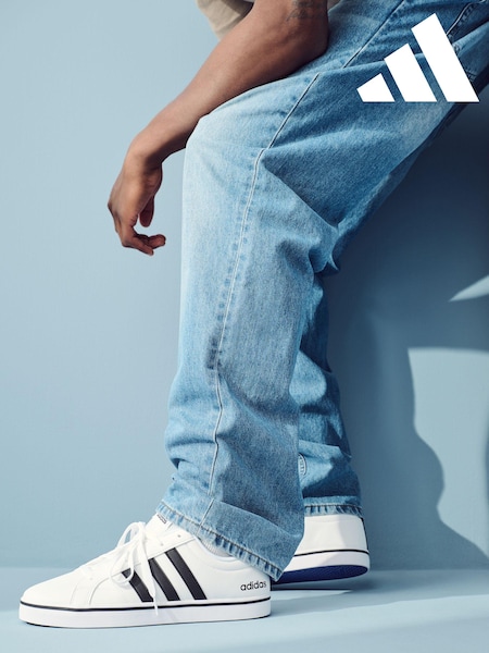adidas White/Black VS Pace Trainers (K96045) | R$ 445