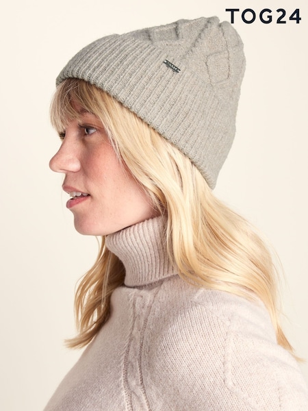 Brown - Tog 24 Janice Supersoft Cable Knit Beanie