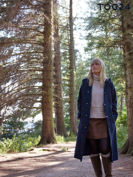 Plavo - Tog 24 Jemima Waterproof Longline Belted Trench Jacket