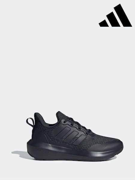Negru întunecat - Pantofi sport pentru copii adidas Fortarun 3.0 (K96174) | 158 LEI