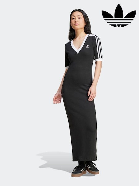adidas Originals Black 3-Stripes Maxi Dress (K96367) | €79