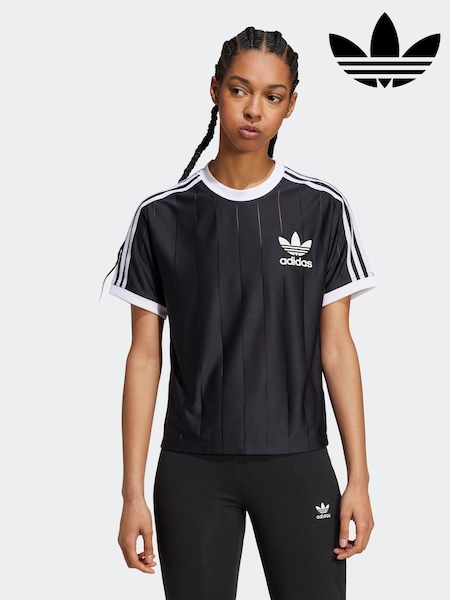 adidas Originals Black 3-Stripes T-Shirt (K96376) | AED122
