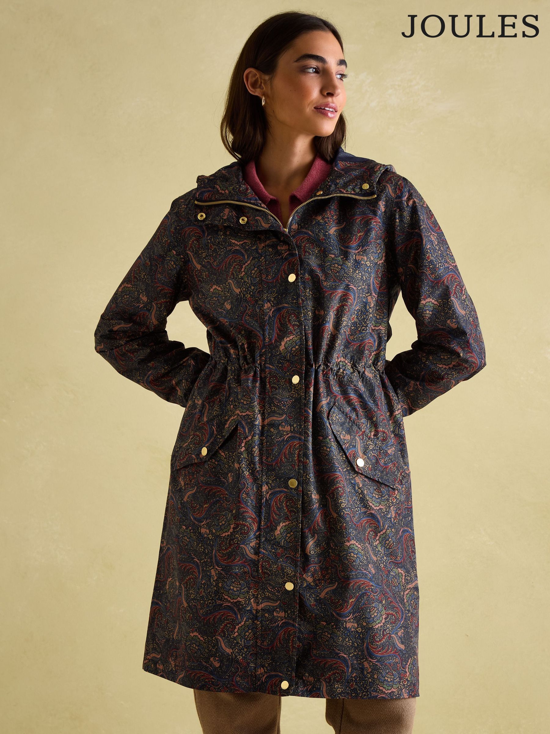 Joules Raincoat Print Waterproof Coats Next Luxembourg