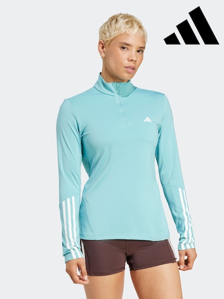adidas Green Hyperglam Training Quarter-Zip Top (K96615) | R$ 345