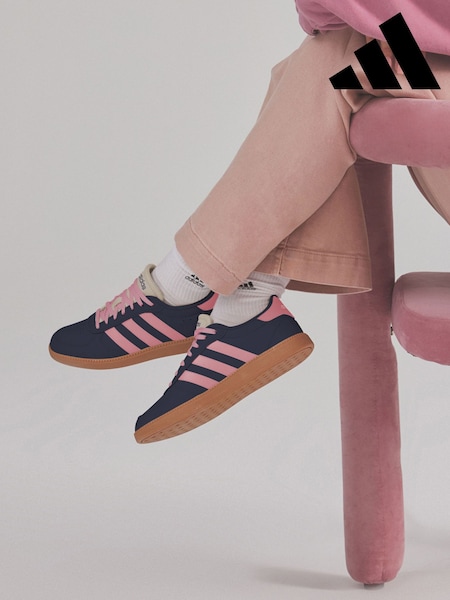 adidas Navy/Pink Breaknet Sleek Trainers (K96728) | OMR27