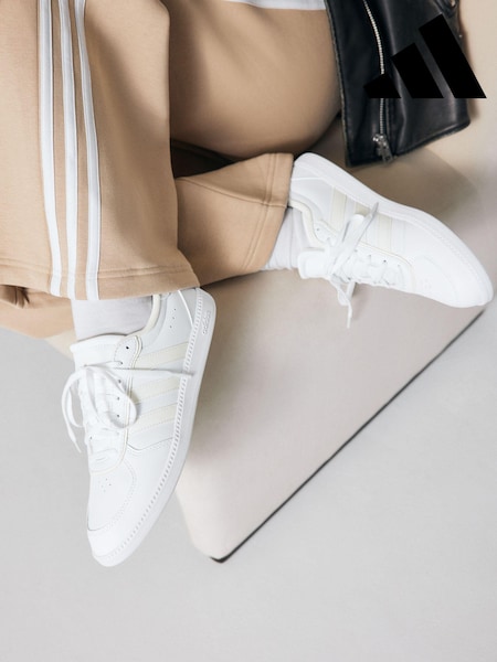 adidas Off White Breaknet Sleek Trainers (K96803) | OMR23 - OMR24