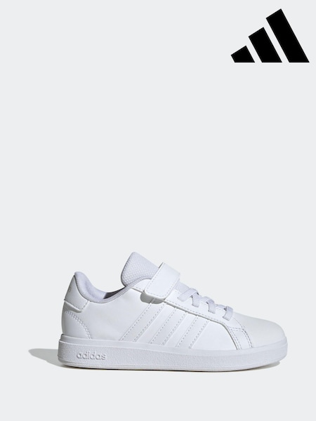 adidas Dove White Kids Grand Court 2.0 Shoes (K96804) | R$ 275