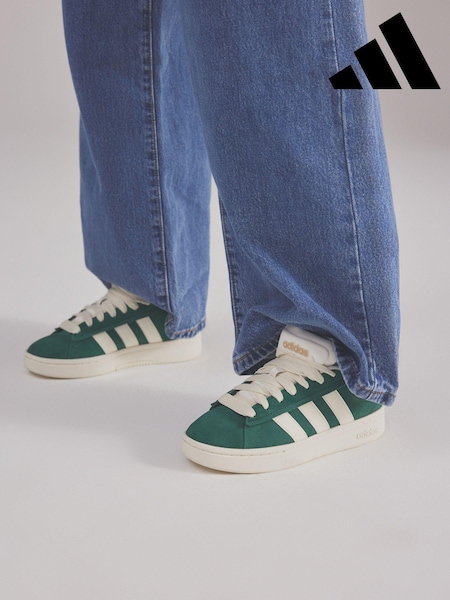 adidas Green Grand Court Alpha 00's Trainers (K97014) | AED233