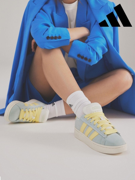 Blau und Gelb - Adidas Trainer von Grand Court Alpha 00 (K97047) | 61 €