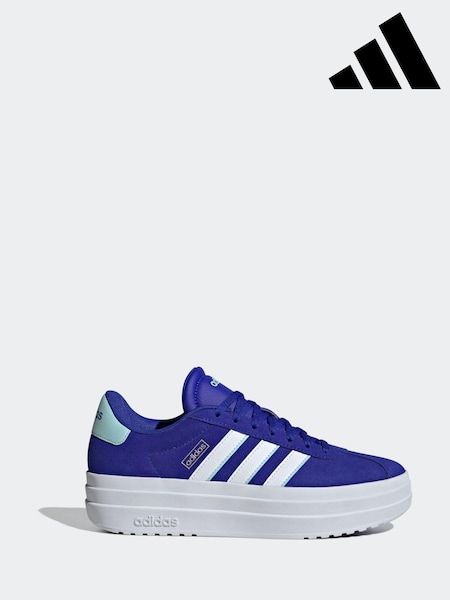 adidas Blue/White VL Court Bold Trainers (K97331) | €41