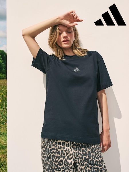 adidas Black ALL SZN 100% Cotton T-Shirt (K97343) | R$ 225