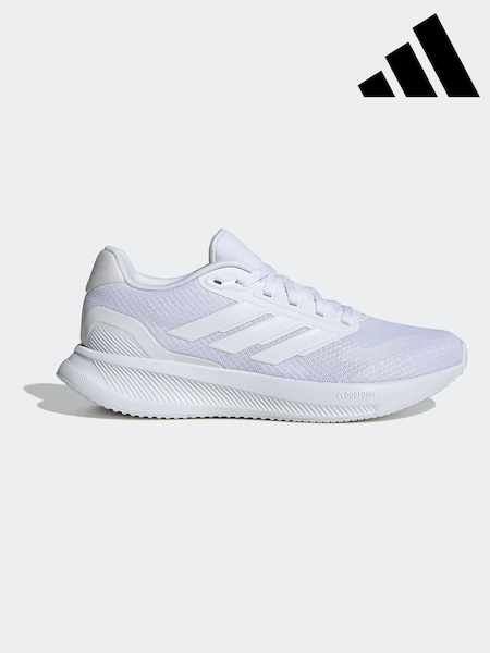 adidas White Runfalcon 5 Trainers (K97344) | €72